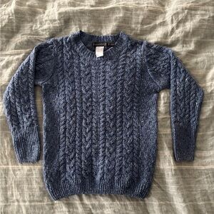 Ireland's Eye Blue Wool Cashmere Sweater
